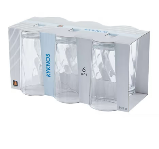 KYKNOS CASE 1/6 BELE 24,5CL 51053/6B  512021