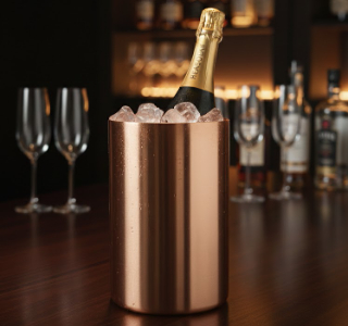 HLADNJAK ZA VINO ROSE GOLD 12*18CM 2764 715031