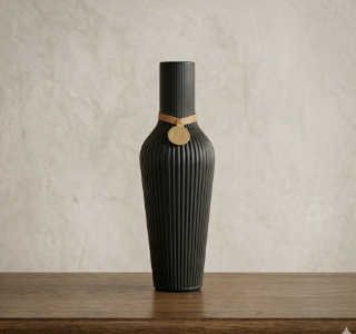 VAZA CRNA H30CM W10CM 3912